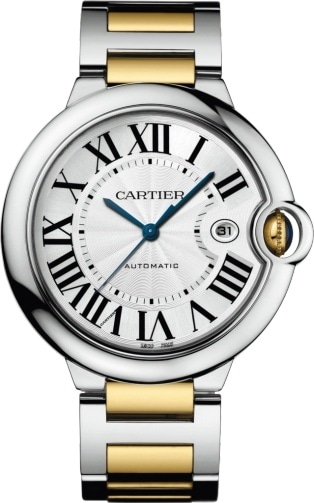 cartier ballon bleu stainless steel watch